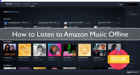 how to listen to amazon music offline