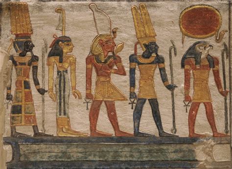 the principal theme of egyptian art is: the ancient Egyptians often depicted their gods and goddesses in vivid detail on temple walls and tombs.